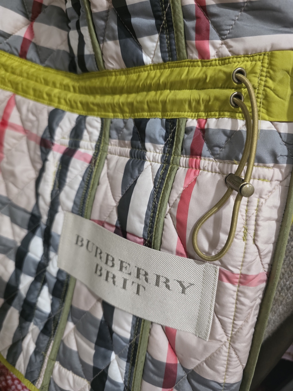 Burberry Quilted Check Jacket
